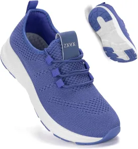 Wide Toe Box Shoes Women Non-Slip Wide Width Sneakers Ultra Light Extra Wide Road Running Shoes for Women Breathable Tennis Walking Gym Workout Trainer 5.5-11.5