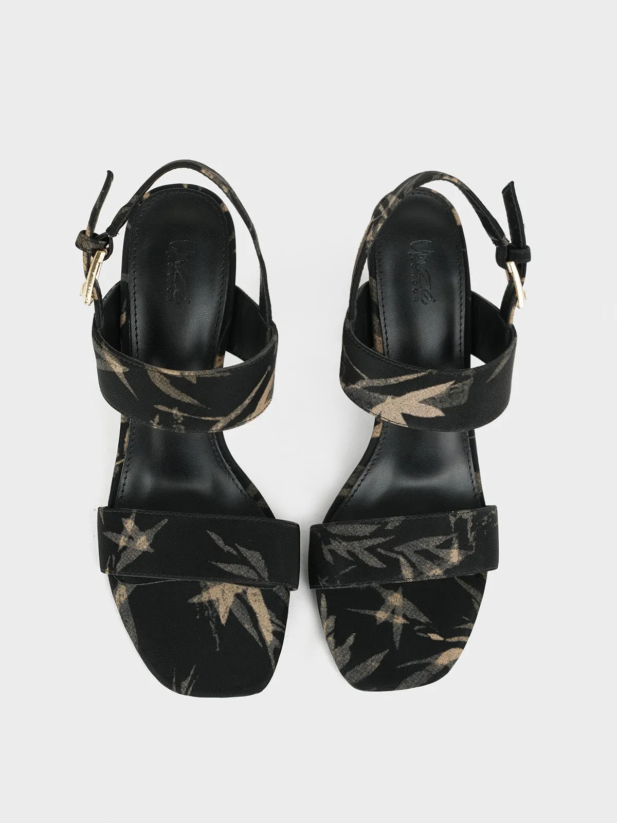 Womens "MINU" Block Heels Sandals