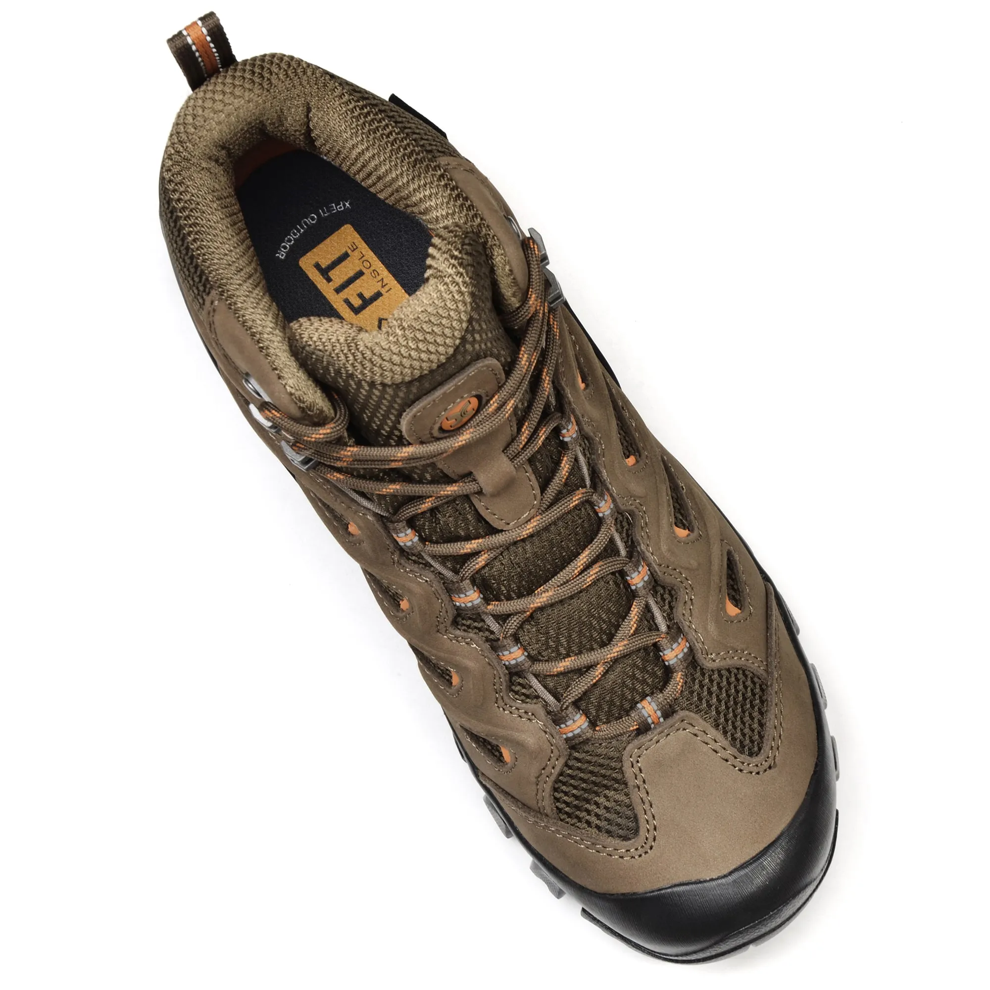 XPETI Men's Pathfinder MID Waterproof Leather Hiking Boots